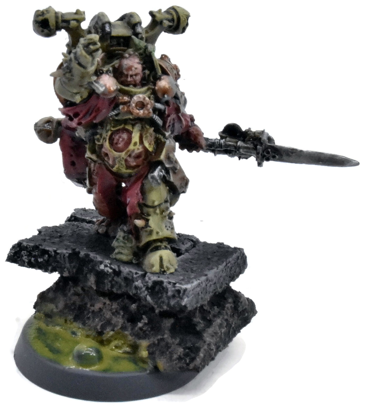 DEATH GUARD Nurgle Sorcerer #1 WELL PAINTED FORGE WORLD Warhammer 40K 0203