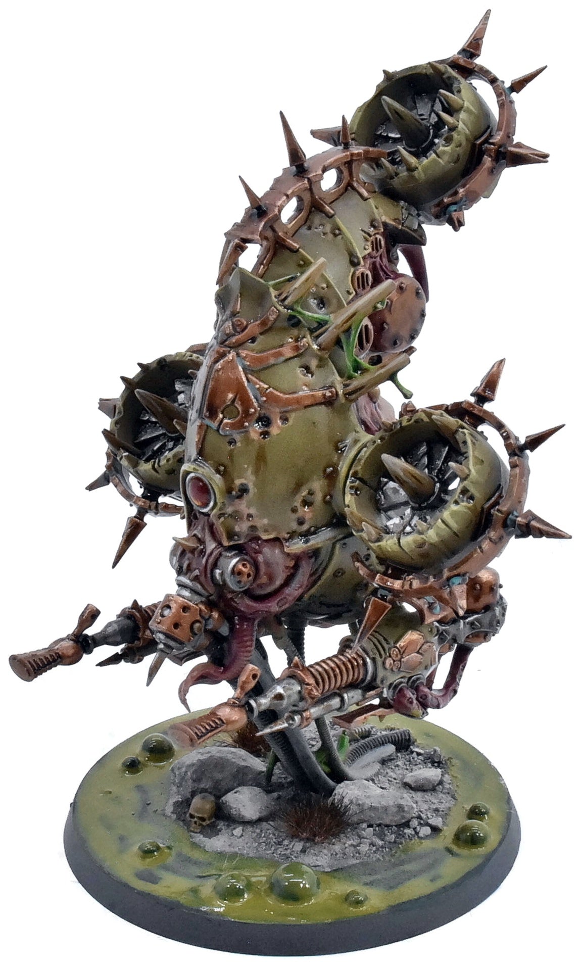 DEATH GUARD Foetid Bloat Drone #2 PO PAINTED Warhammer 40K 0210