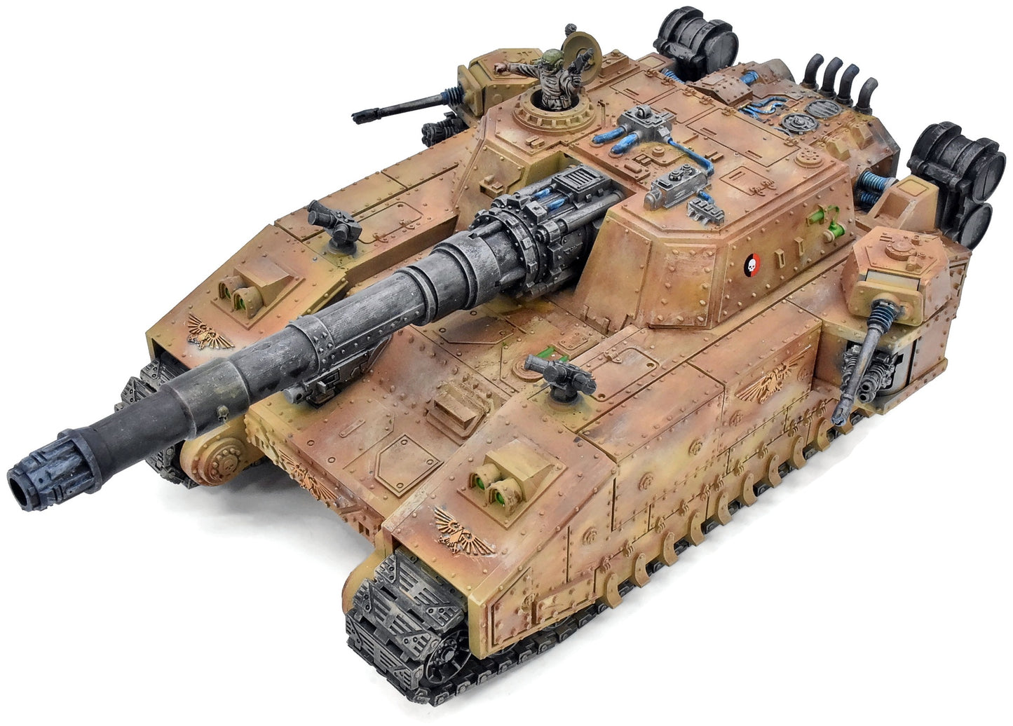 ASTRA MILITARUM Baneblade #1 WELL PAINTED Warhammer 40K 1984