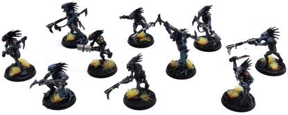 TAU EMPIRE 10 Kroot Carnivores #2 WELL PAINTED Warhammer 40K 0241