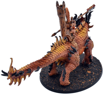 FYRESLAYERS Auric Runefather On Magmadroth #1 WELL PAINTED Warhammer Sigmar 9012