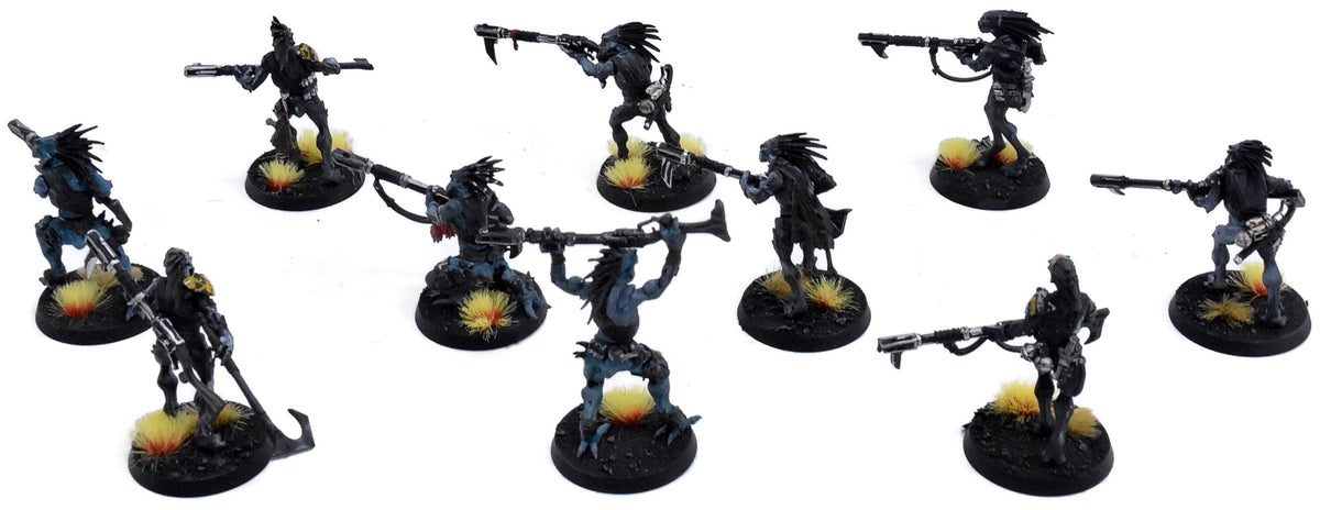 TAU EMPIRE 10 Kroot Carnivores #1 WELL PAINTED Warhammer 40K 0388
