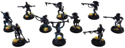 TAU EMPIRE 10 Kroot Carnivores #1 WELL PAINTED Warhammer 40K 0388