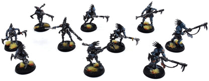 TAU EMPIRE 10 Kroot Carnivores #6 WELL PAINTED Warhammer 40K 0401