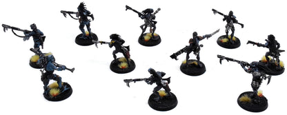 TAU EMPIRE 10 Kroot Carnivores #6 WELL PAINTED Warhammer 40K 0401