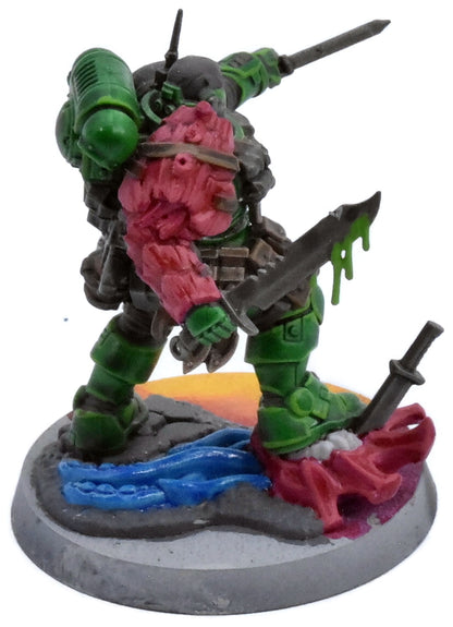 SALAMANDERS Primaris Lieutenant Phobos Armour #1 WELL PAINTED Warhammer 40K 9180