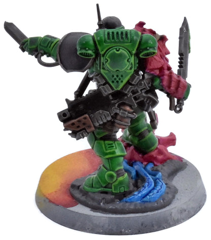 SALAMANDERS Primaris Lieutenant Phobos Armour #1 WELL PAINTED Warhammer 40K 9180