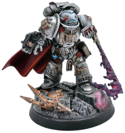 GREY KNIGHTS Castellan Crowe #1 WELL PAINTED Warhammer 40K 9203