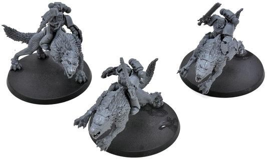 SPACE WOLVES 3 Thunderwolf Cavalry #2 Warhammer 40K 2288