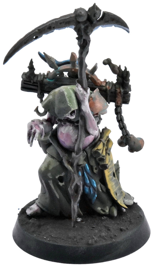 MAGGOTKIN OF NURGLE Rotbringer Sorcerer #1 WELL PAINTED Warhammer Sigmar 9210