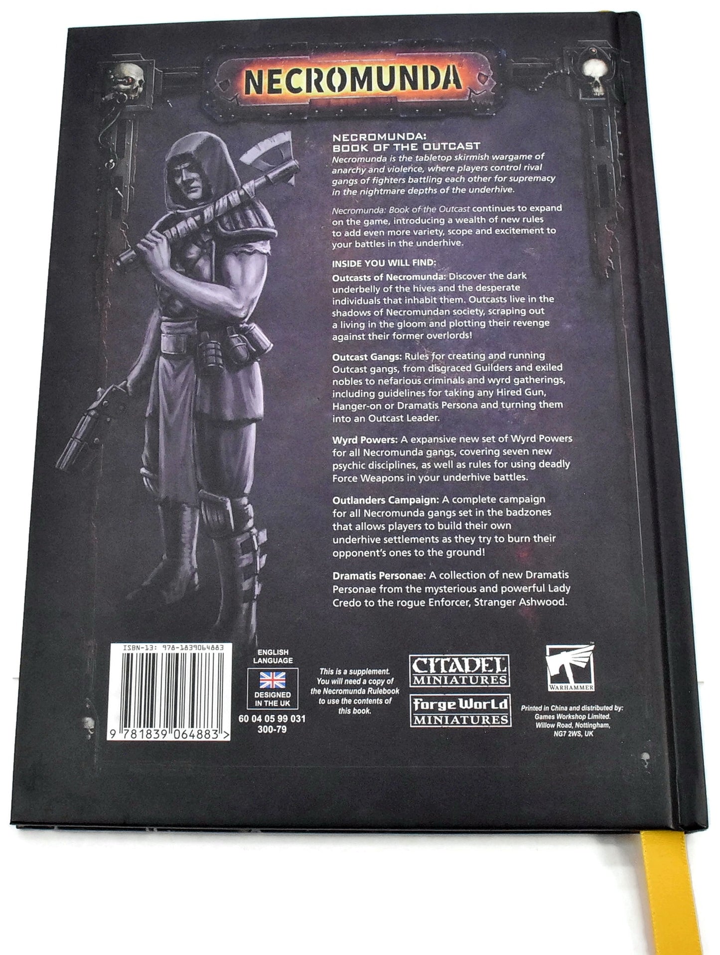 NECROMUNDA Book Of The Outcast #1 Warhammer 40K 2547