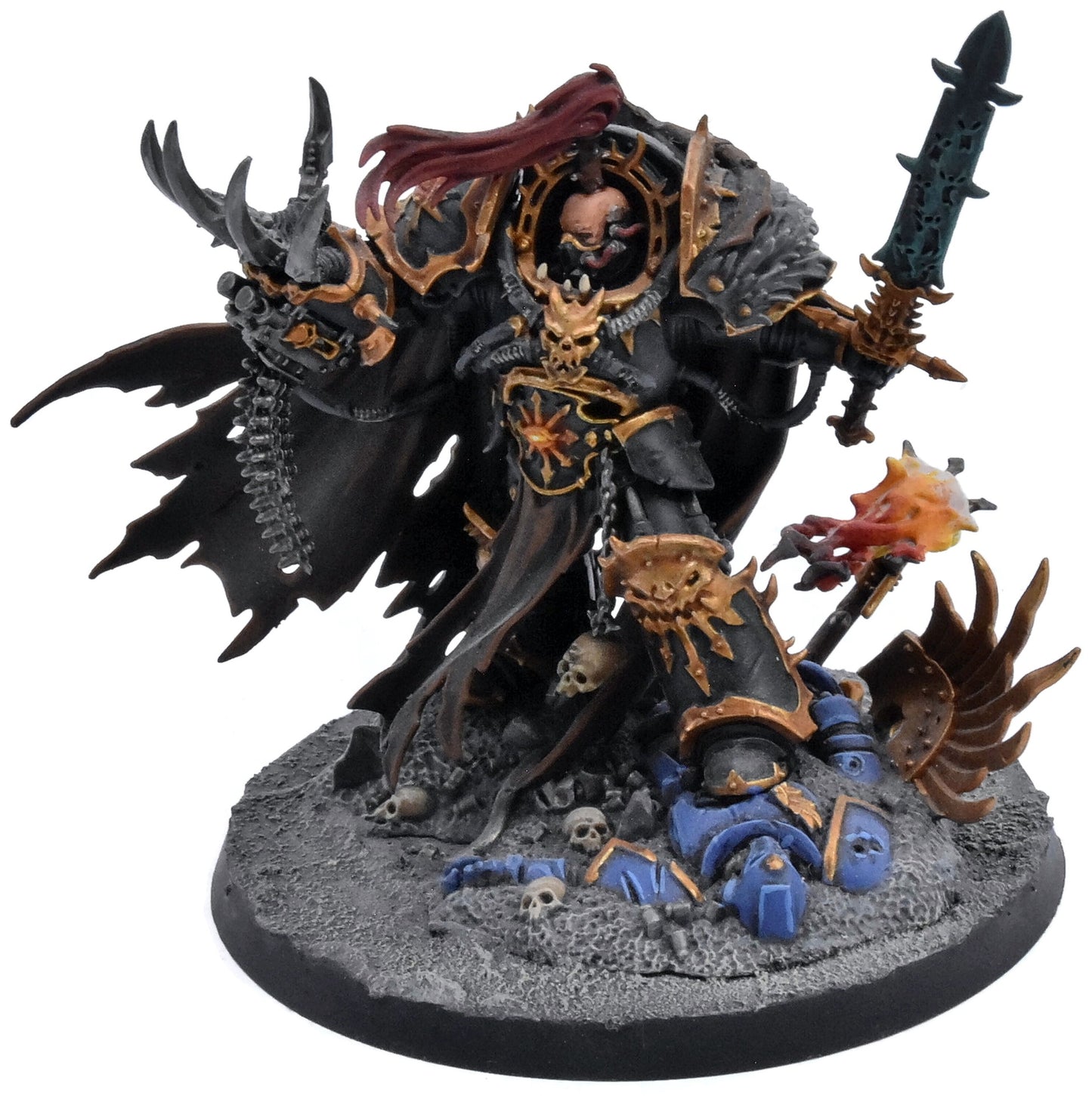 CHAOS SPACE MARINES Abaddon The Despoiler #1 WELL PAINTED Warhammer 40K 9432