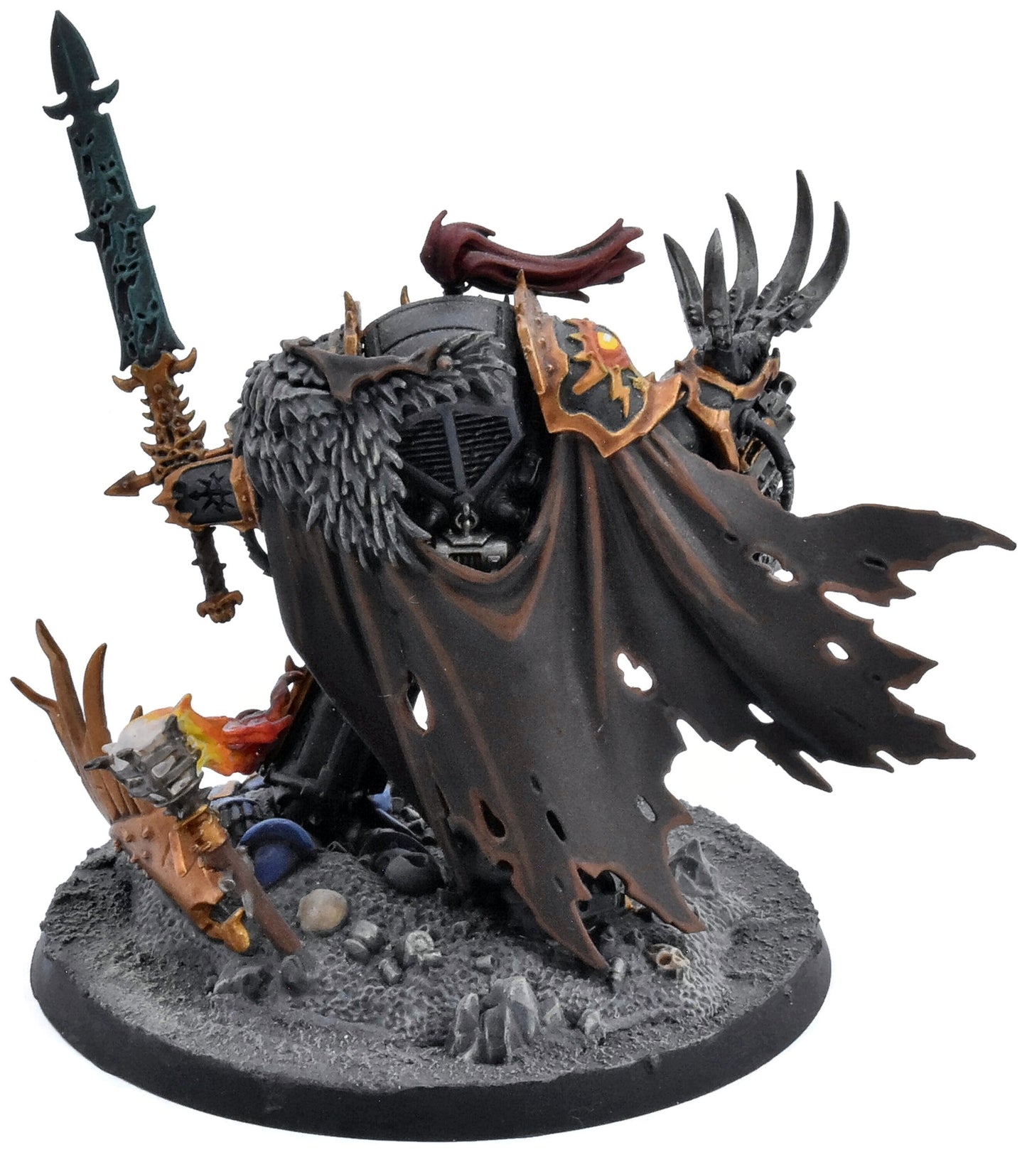 CHAOS SPACE MARINES Abaddon The Despoiler #1 WELL PAINTED Warhammer 40K 9432