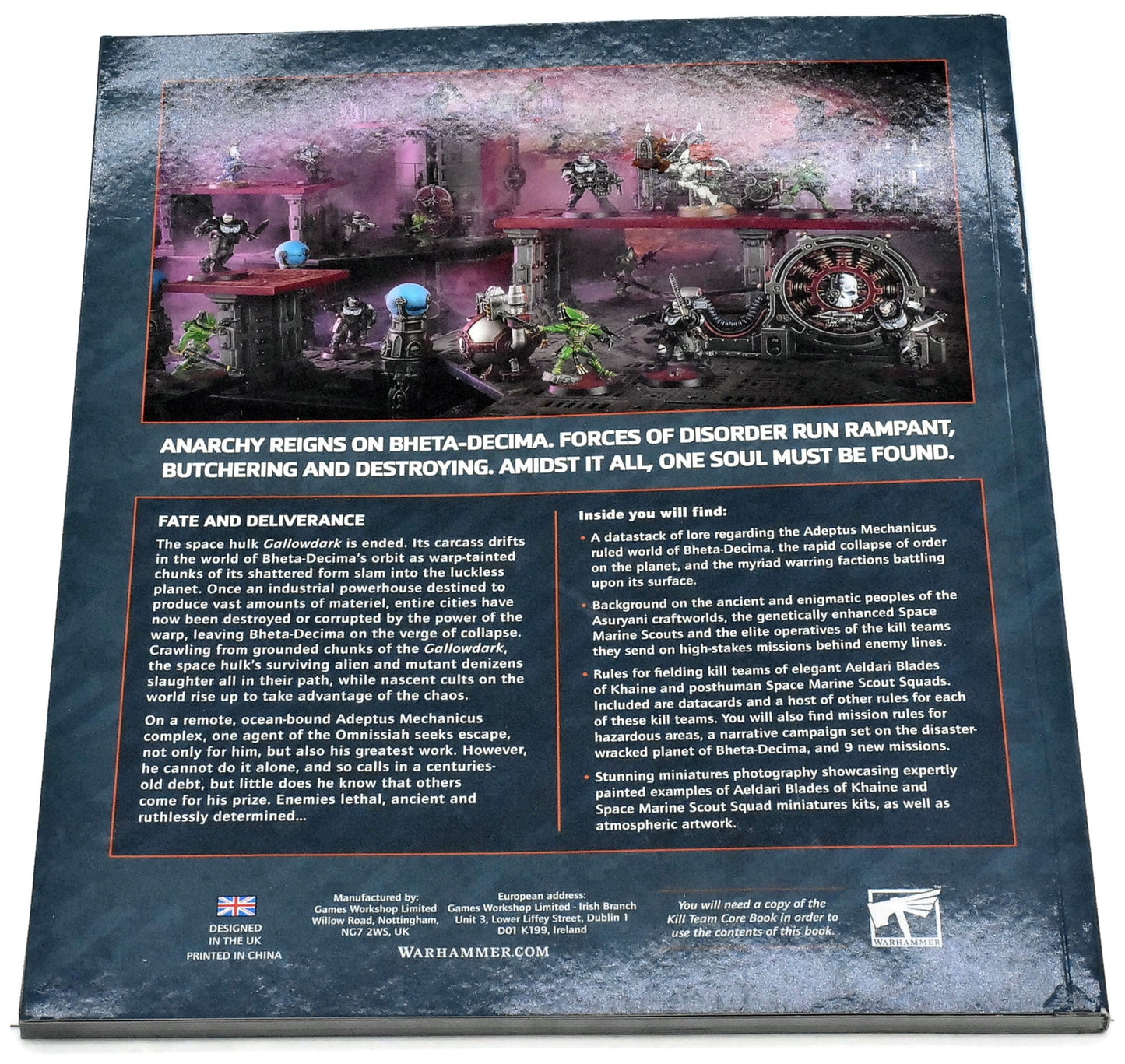 KILL TEAM Salvation Book #1 VERY GOOD Warhammer 40K 2592