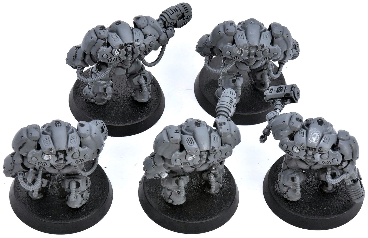LEAGUE OF VOTANN 5 Einhyr Hearthguard #1 CONVERTED Warhammer 40K 9562
