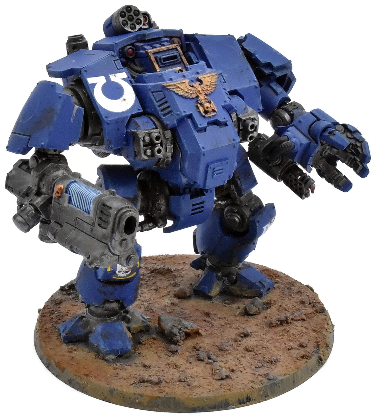 SPACE MARINES Dreadnought Redemptor #2 WELL PAINTED Warhammer 40K 0678