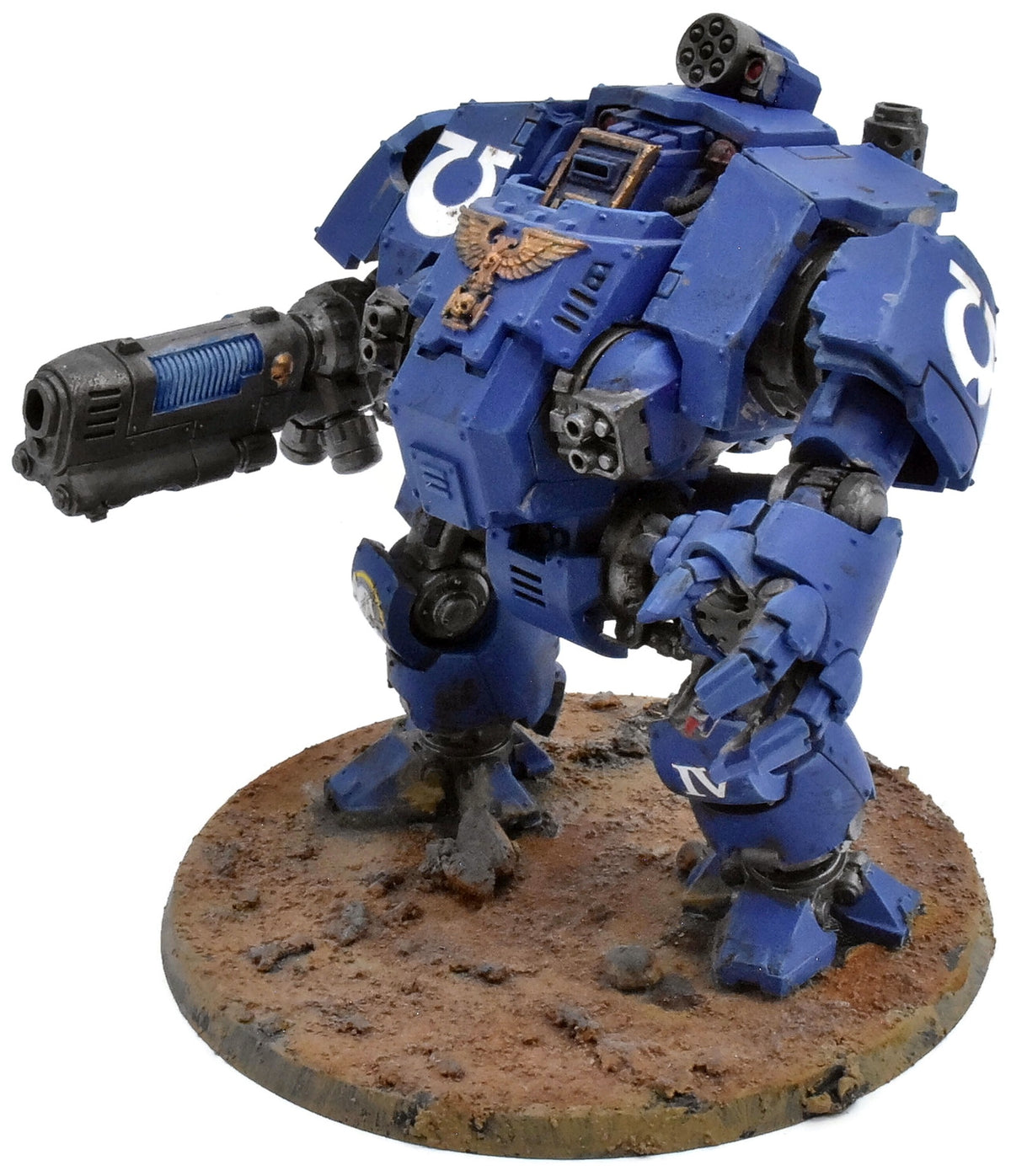 SPACE MARINES Dreadnought Redemptor #2 WELL PAINTED Warhammer 40K 0678