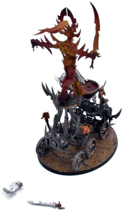 DAUGHTERS OF KHAINE Hag Queen On Cauldron Of Blood #1 Warhammer Sigmar 0692