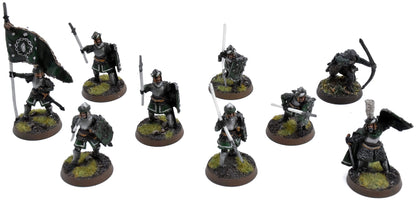 LOTR warriors of Arnor Captain banner #1 METAL LOTR 1 Ranger WELL PAINTED 0760