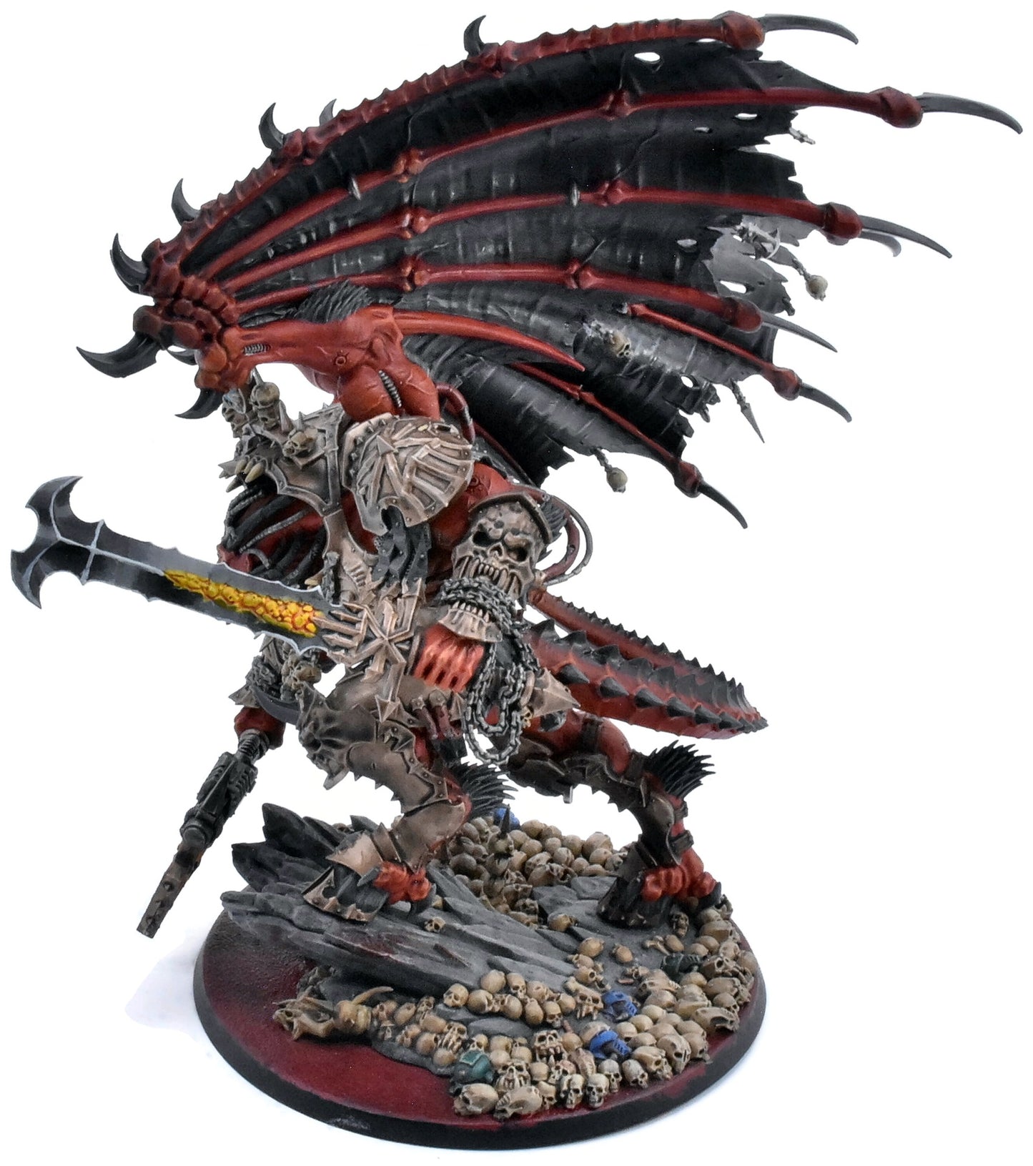 WORLD EATERS Angron Daemon Primarch Of Khorne #1 WELL PAINTED Warhammer 40K 9838