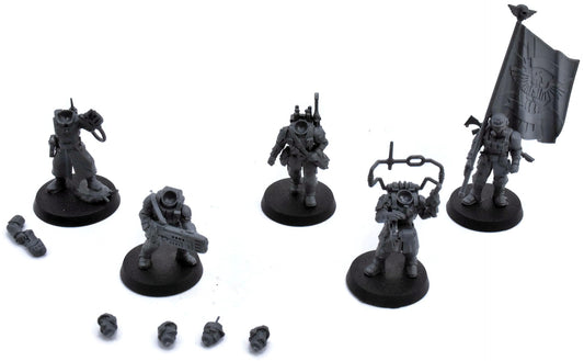 ASTRA MILITARUM 5 Cadian Command Squad #1 Warhammer 40K 9852