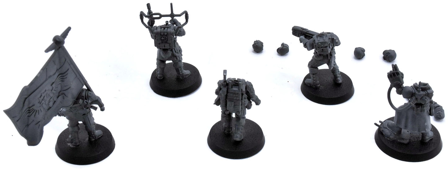ASTRA MILITARUM 5 Cadian Command Squad #1 Warhammer 40K 9852