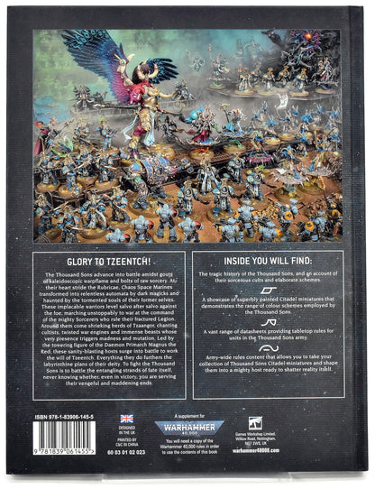THOUSAND SONS Codex #1 VERY GOOD Warhammer 40K