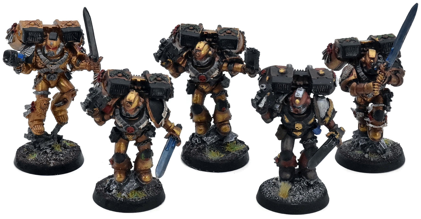 SPACE MARINES 5 Vanguard Veteran Squad #9 METAL Minotaurs 40K 2882