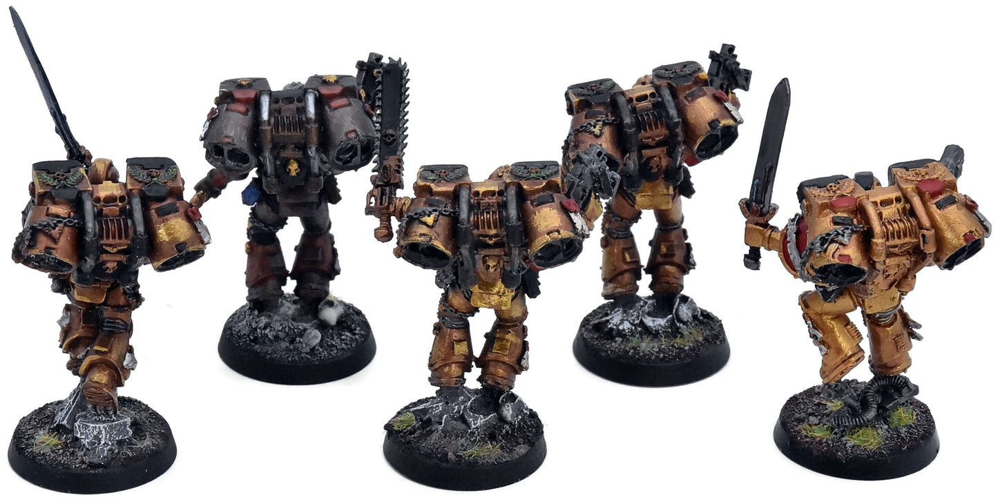 SPACE MARINES 5 Vanguard Veteran Squad #9 METAL Minotaurs 40K 2882