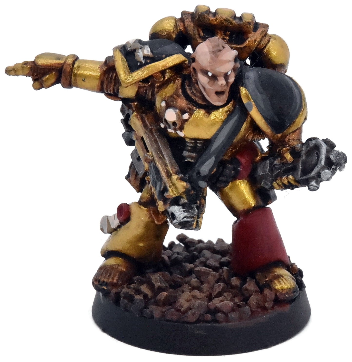 SPACE MARINES Lieutenant #1 METAL Minotaurs 40K 2899