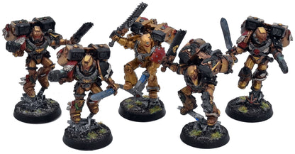 SPACE MARINES 5 Vanguard Veteran Squad #8 METAL Minotaurs 40K 2912