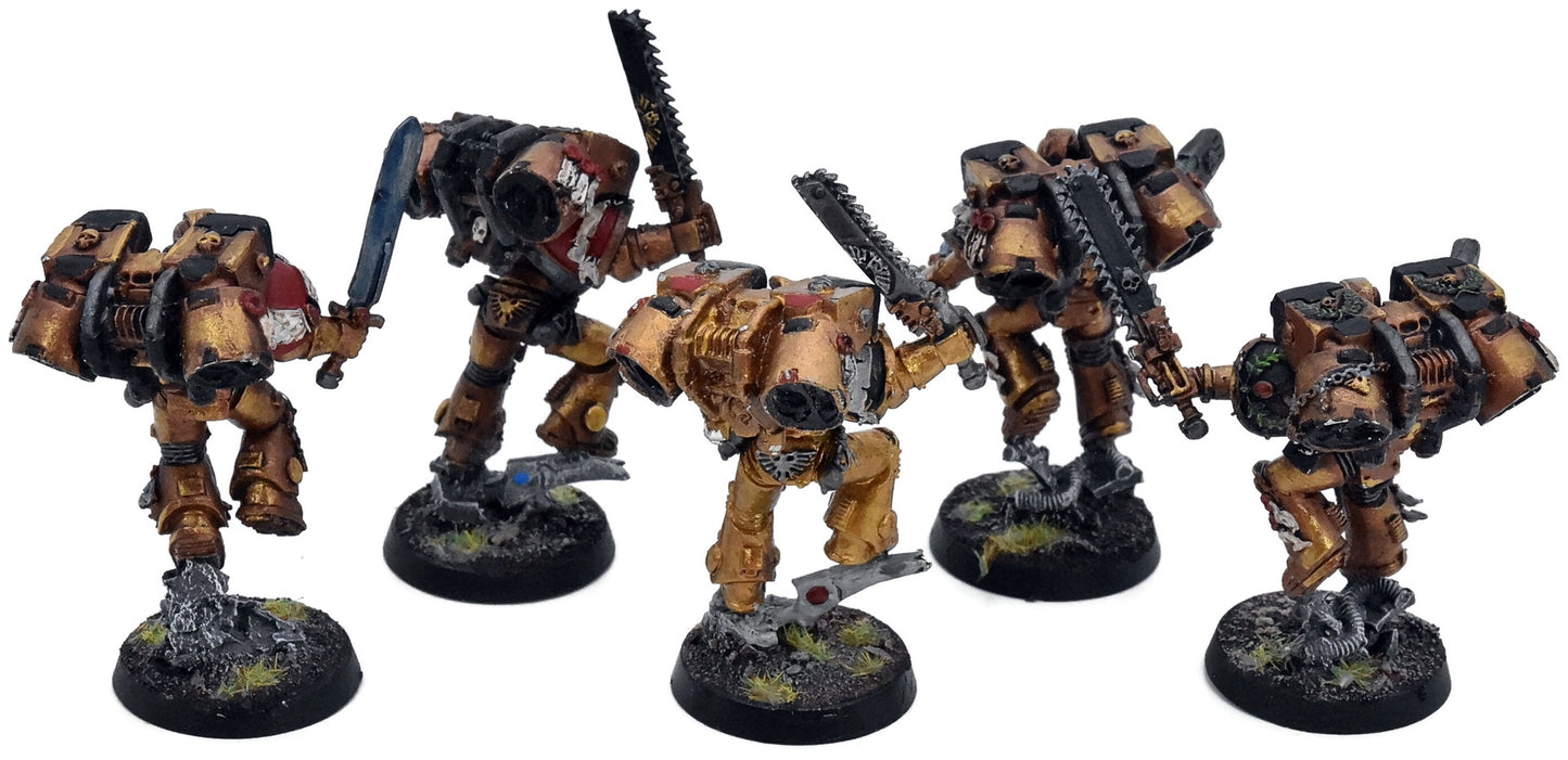 SPACE MARINES 5 Vanguard Veteran Squad #8 METAL Minotaurs 40K 2912