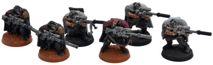 SPACE MARINES 6 Scouts With Snipers #2 METAL PARTS Minotaurs 40K 2929
