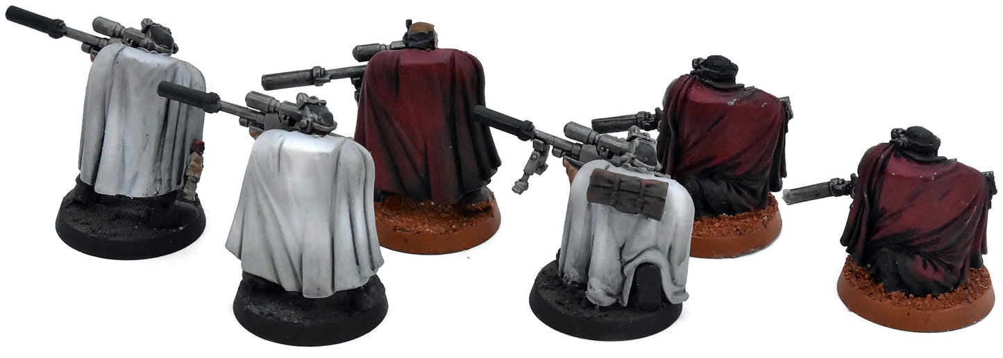 SPACE MARINES 6 Scouts With Snipers #2 METAL PARTS Minotaurs 40K 2929