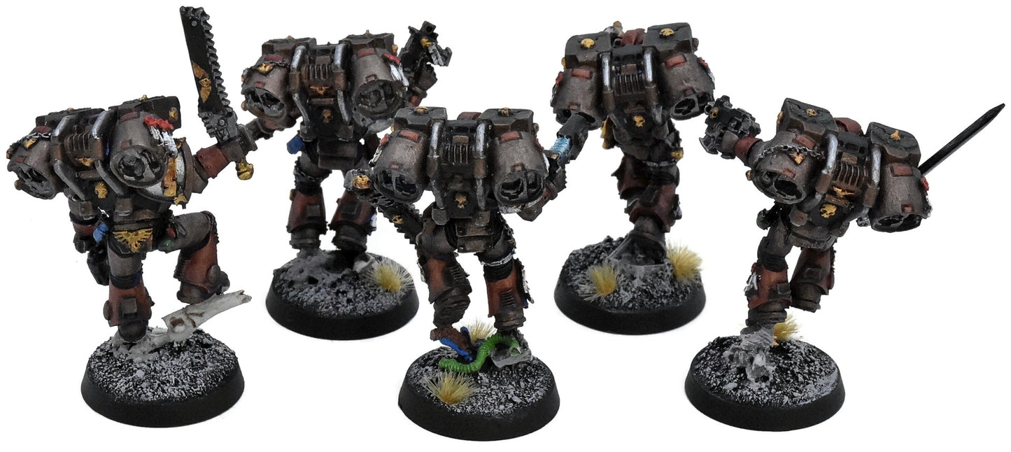 SPACE MARINES 5 Vanguard Veteran Squad #6 Minotaurs 40K 2943 Broken