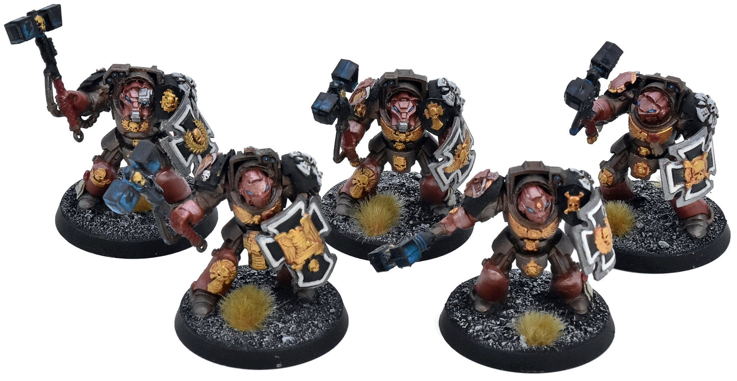 SPACE MARINES 5 Terminator Assault Squad #3 Minotaurs 40K 2950