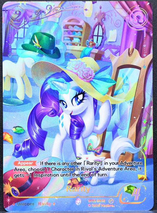 My Little Poney Card Game Rarity BP-01-CR12 1st Edition