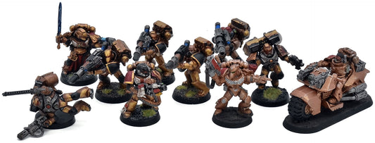 SPACE MARINES 10 Loose Models #1 METAL Minotaurs 40K 2967