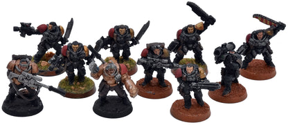 SPACE MARINES 10 Scouts #1 METAL Minotaurs 40K 2981