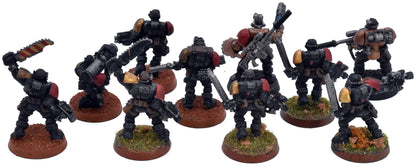 SPACE MARINES 10 Scouts #1 METAL Minotaurs 40K 2981