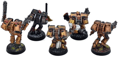 SPACE MARINES 5 Vanguard Veteran Squad #7 METAL Minotaurs 40K 3001