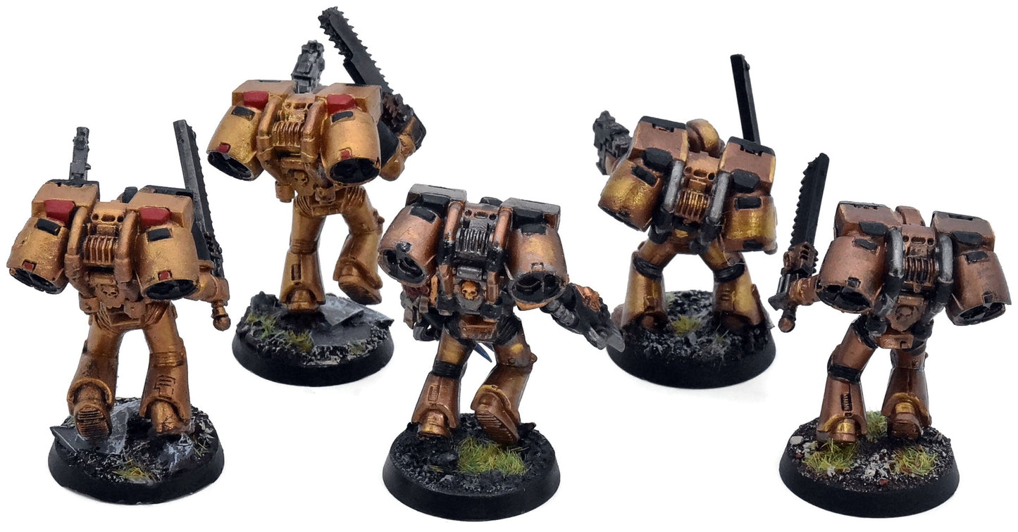 SPACE MARINES 5 Vanguard Veteran Squad #4 Minotaurs 40K 3018