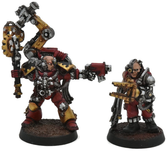 SPACE MARINES Techmarine With Servitor #1 METAL Warhammer 40K 3155