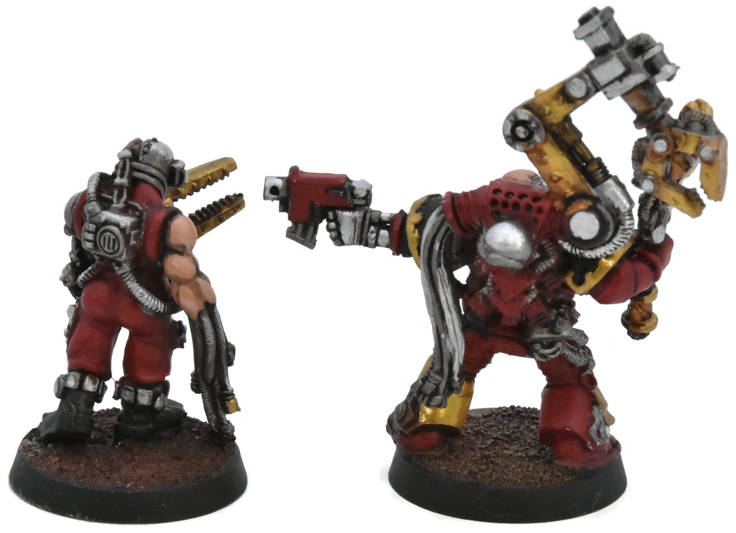 SPACE MARINES Techmarine With Servitor #1 METAL Warhammer 40K 3155