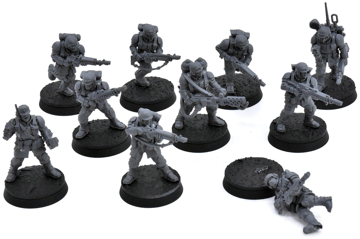 ASTRA MILITARUM 10 Cadian Shock Troop #1 Warhammer 40K 1330