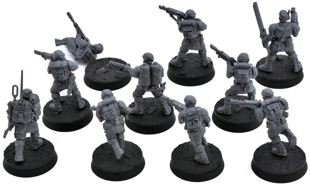 ASTRA MILITARUM 10 Cadian Shock Troop #1 Warhammer 40K 1330