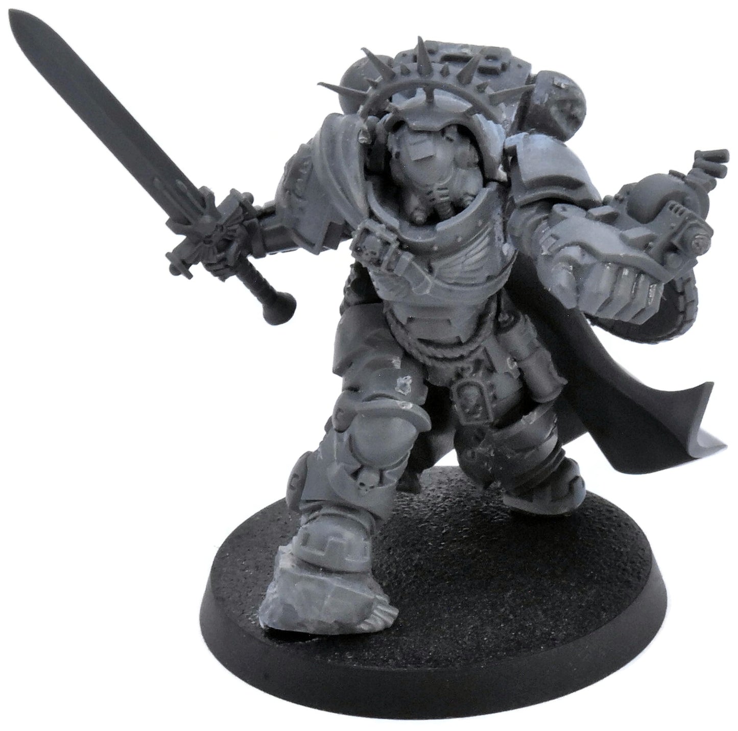 SPACE MARINES Captain In Gravis Armour #1 Warhammer 40K 0414