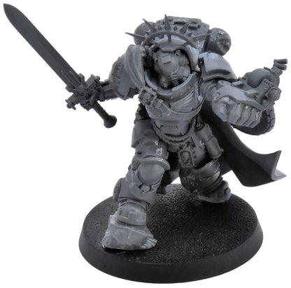 SPACE MARINES Captain In Gravis Armour #1 Warhammer 40K 0414