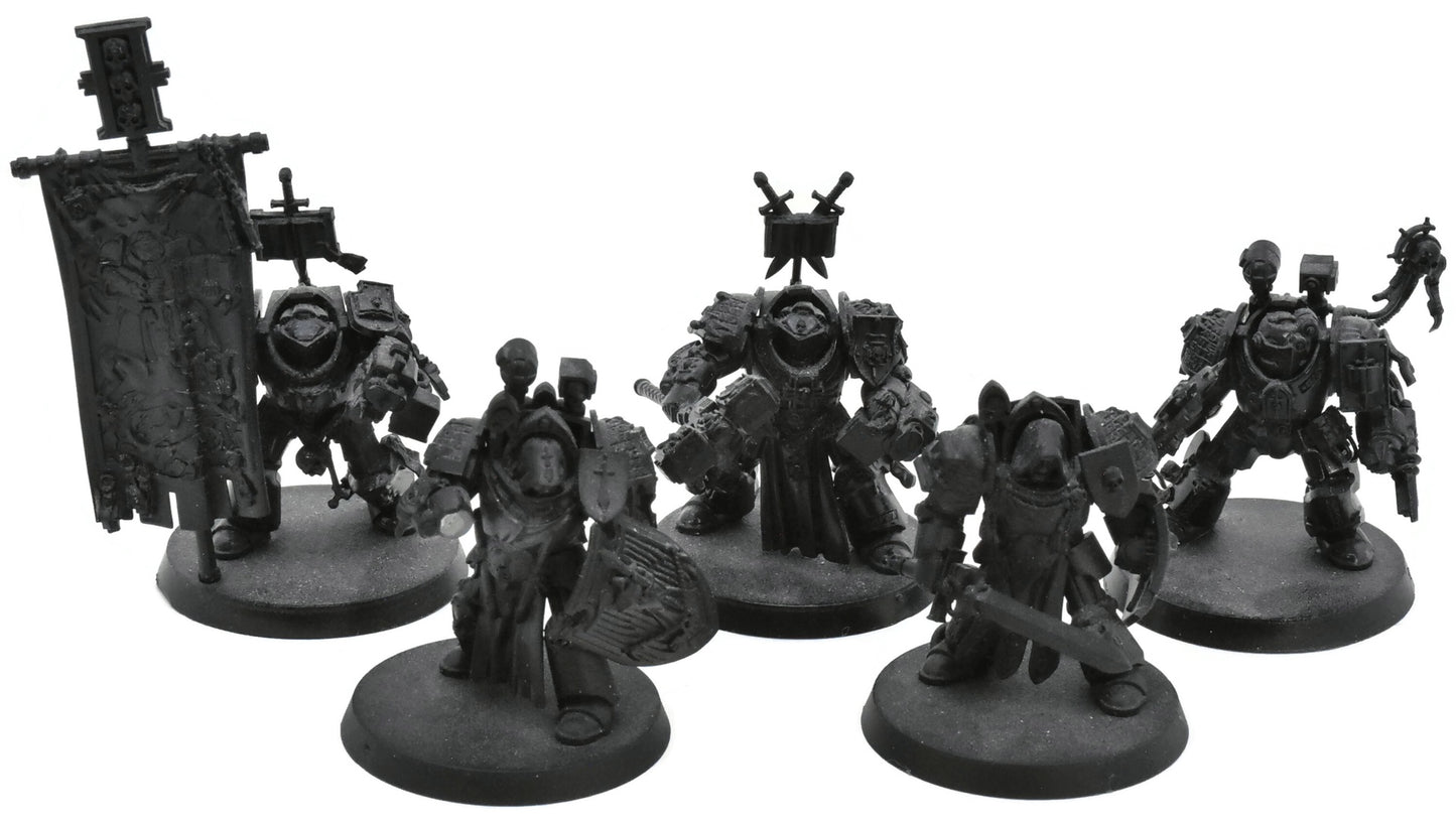 GREY KNIGHTS 5 Gk Paladin Squad #1 Warhammer 40K 3285 1 arm missing
