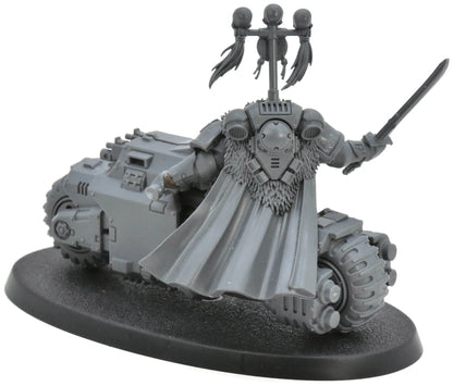 SPACE MARINES Kor'Sarro Khan White Scars bike #1 CONVERTED Warhammer 40K 3292